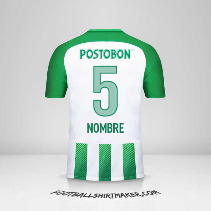 Camiseta Atletico Nacional 2018 -  nombre - 5