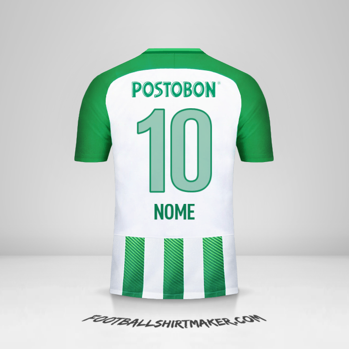 Camisola Atletico Nacional 2018 -  nome - 10