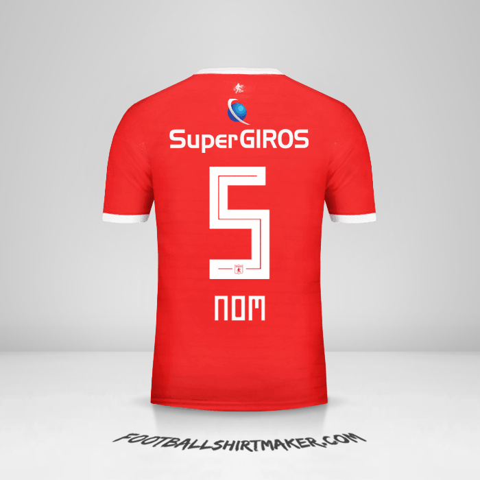 Maillot America de Cali 2018 -  nom - 5