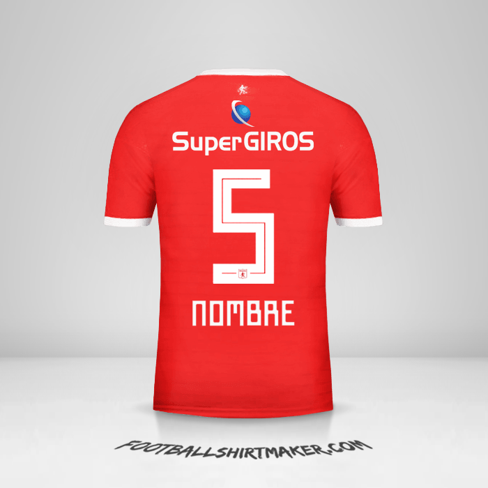 Jersey America de Cali 2018 -  nombre - 5