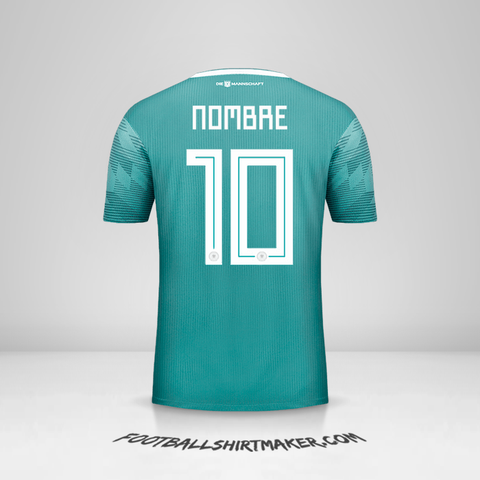 Jersey Alemania 2018 Visita -  nombre - 10