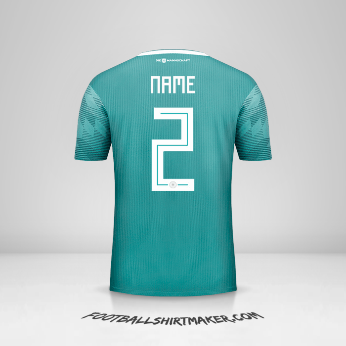 Shirt Germany 2018 Away -  name - 2