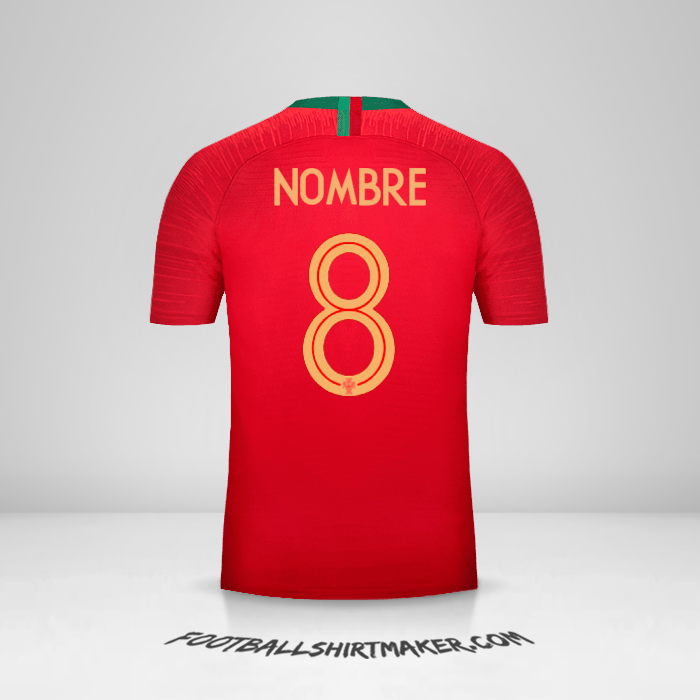 Jersey Portugal 2018 -  nombre - 8