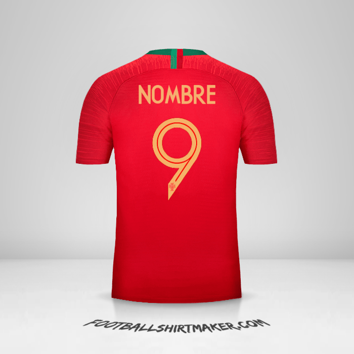 Jersey Portugal 2018 -  nombre - 9