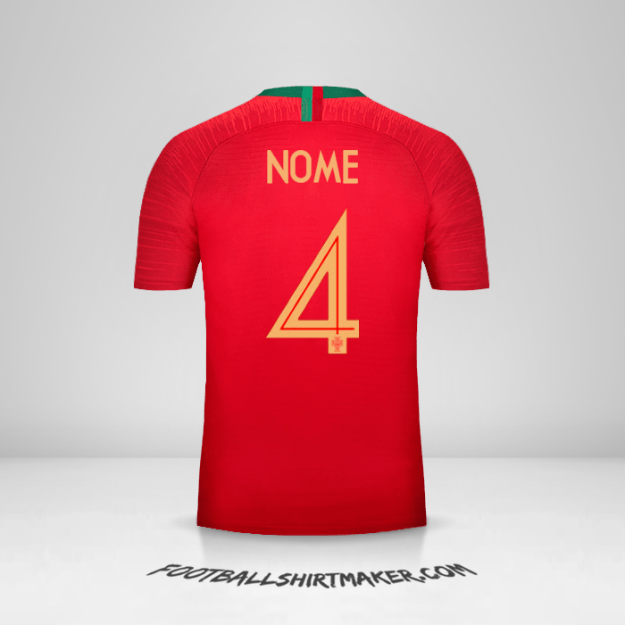Camisa Portugal 2018 -  nome - 4
