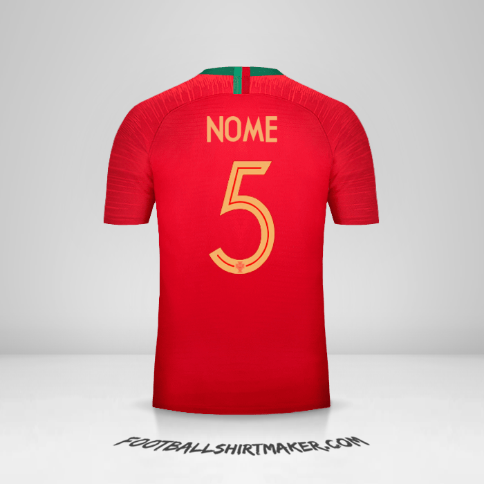 Maglia Portogallo 2018 -  nome - 5