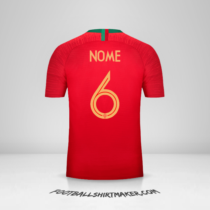 Camisa Portugal 2018 -  nome - 6