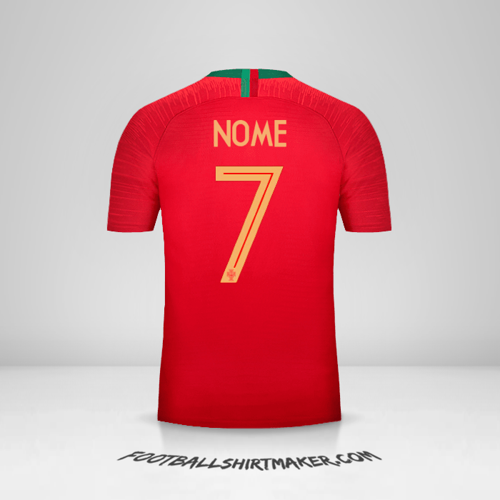 Camisa Portugal 2018 -  nome - 7