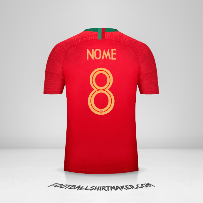Camisa Portugal 2018 -  nome - 8