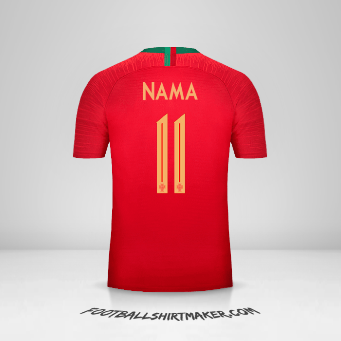 Jersey Portugal 2018 -  nama - 11