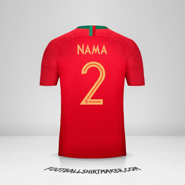 Jersey Portugal 2018 -  nama - 2