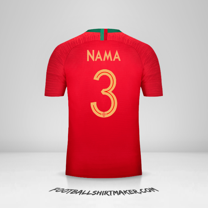 Jersey Portugal 2018 -  nama - 3
