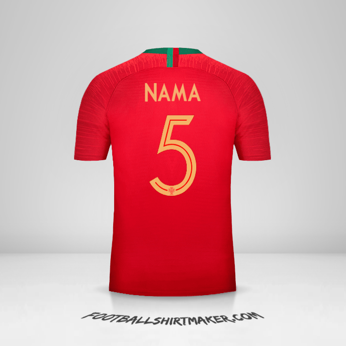 Jersey Portugal 2018 -  nama - 5