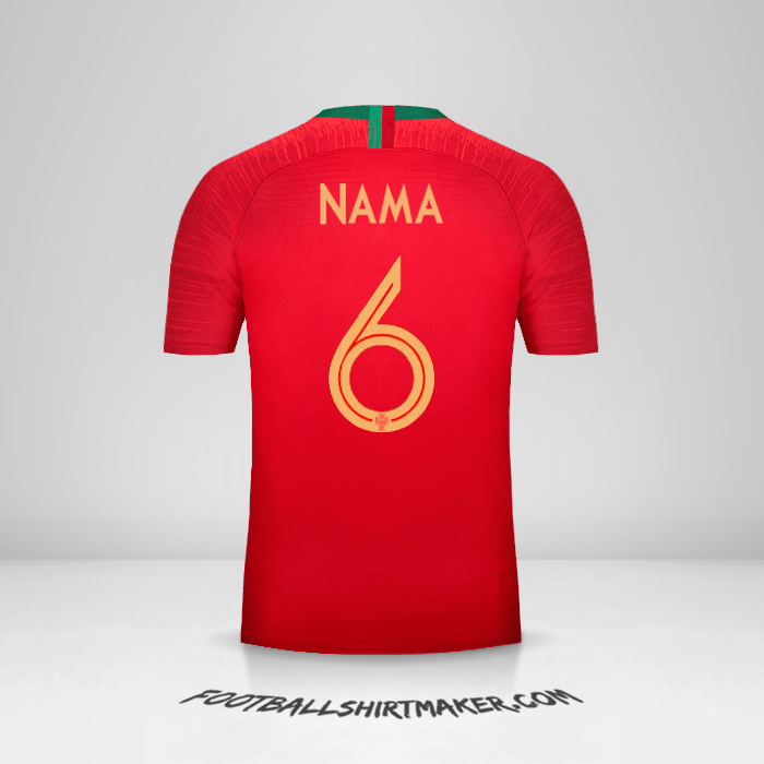 Jersey Portugal 2018 -  nama - 6