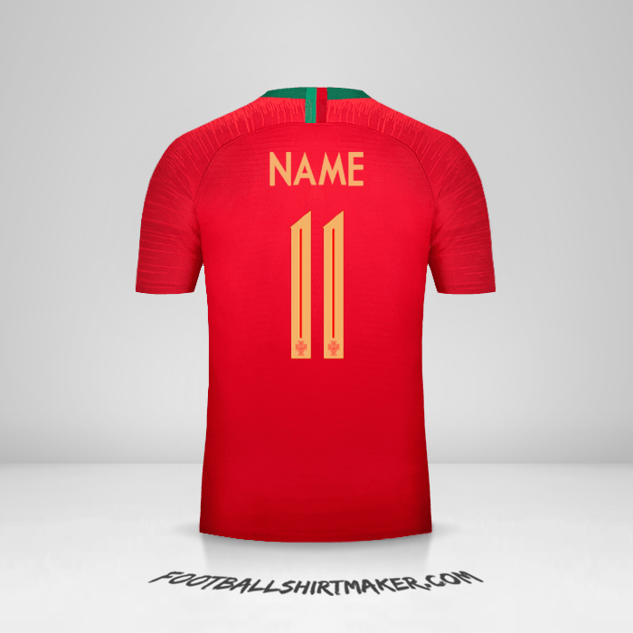 Jersey Portugal 2018 -  name - 11