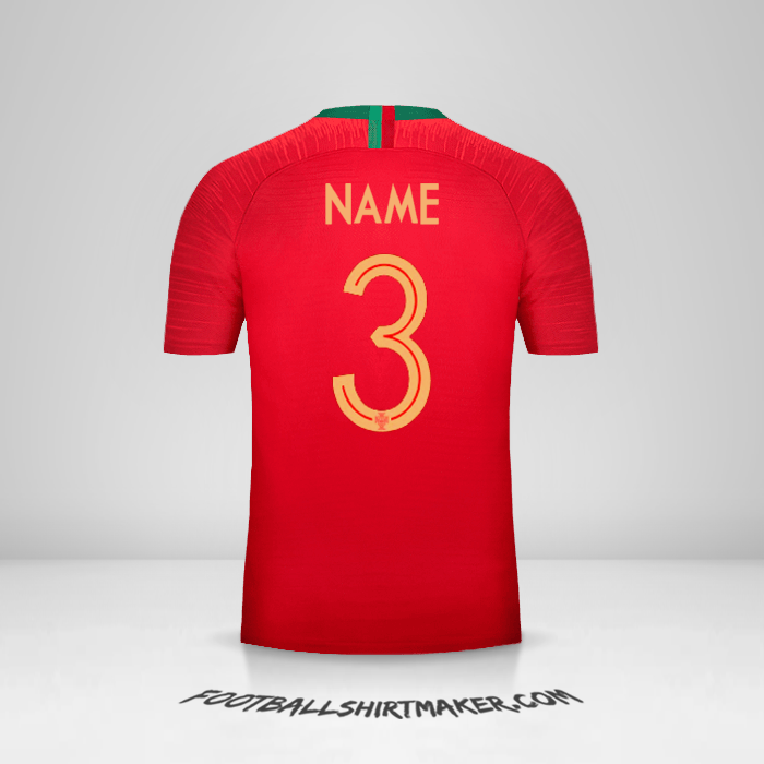 Shirt Portugal 2018 -  name - 3