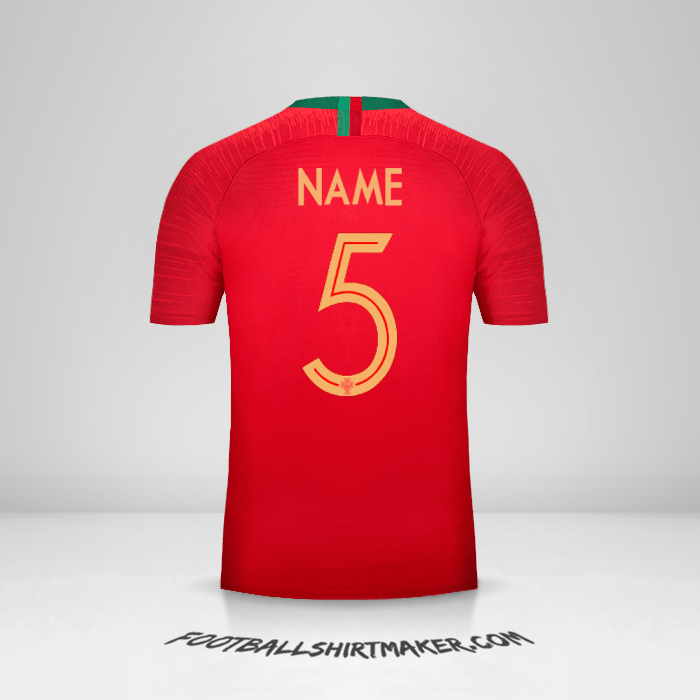 Trikot Portugal 2018 -  name - 5