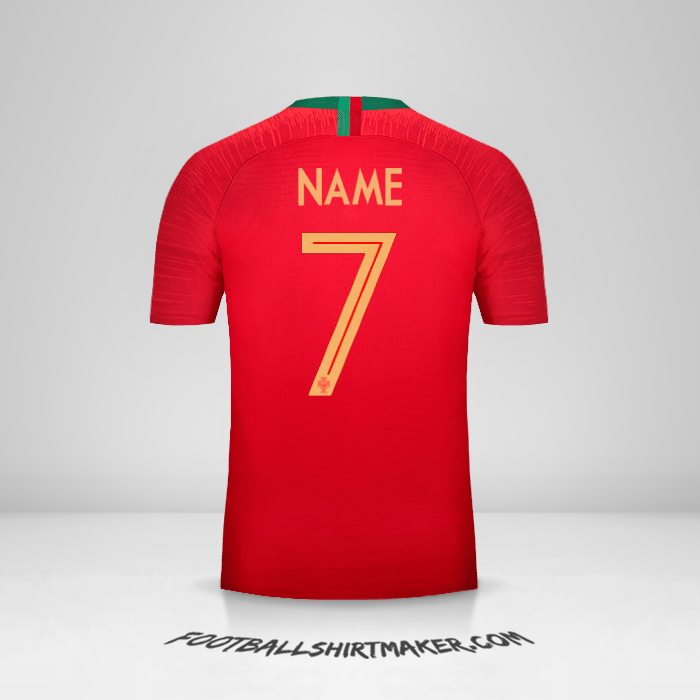 Trikot Portugal 2018 -  name - 7