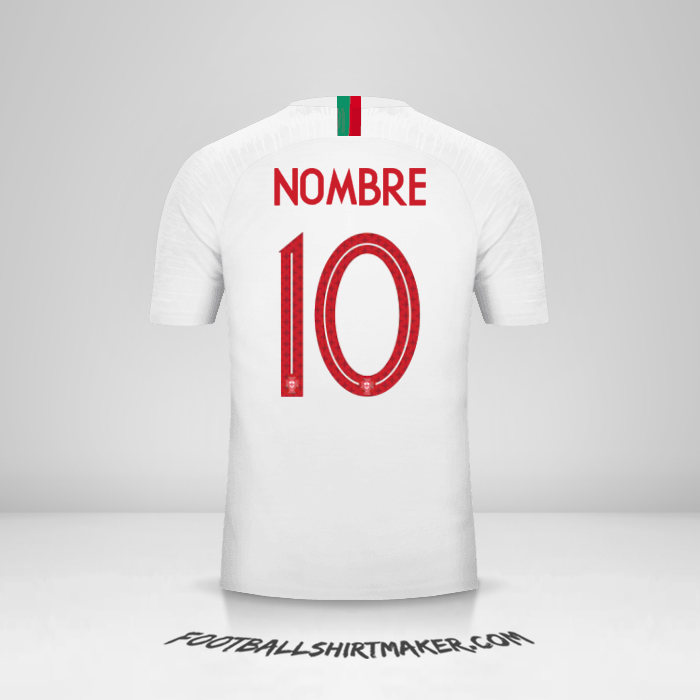 Jersey Portugal 2018 Visita -  nombre - 10