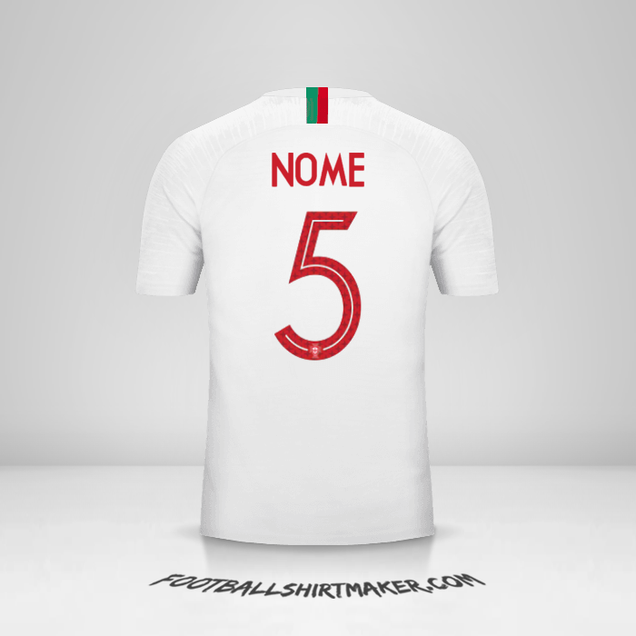 Camisa Portugal 2018 Alternativa -  nome - 5