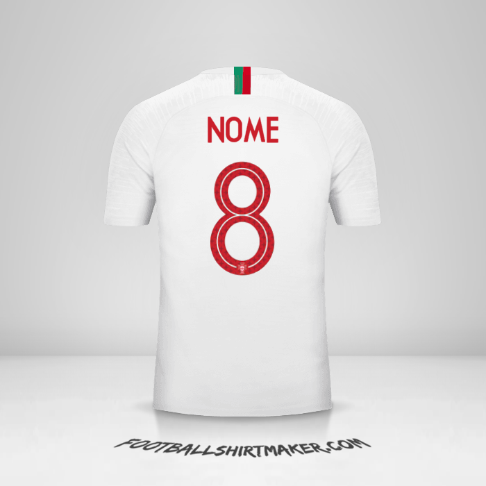 Camisa Portugal 2018 Alternativa -  nome - 8