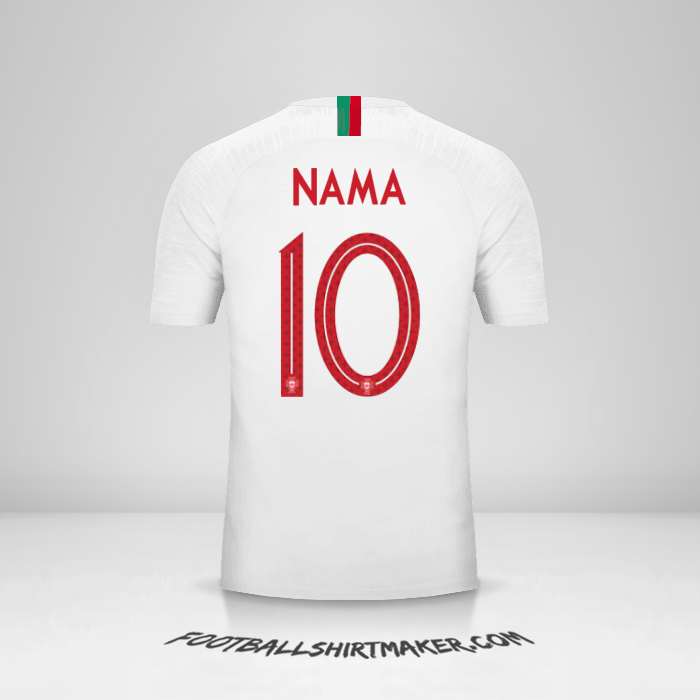 Jersey Portugal 2018 Alternatif -  nama - 10