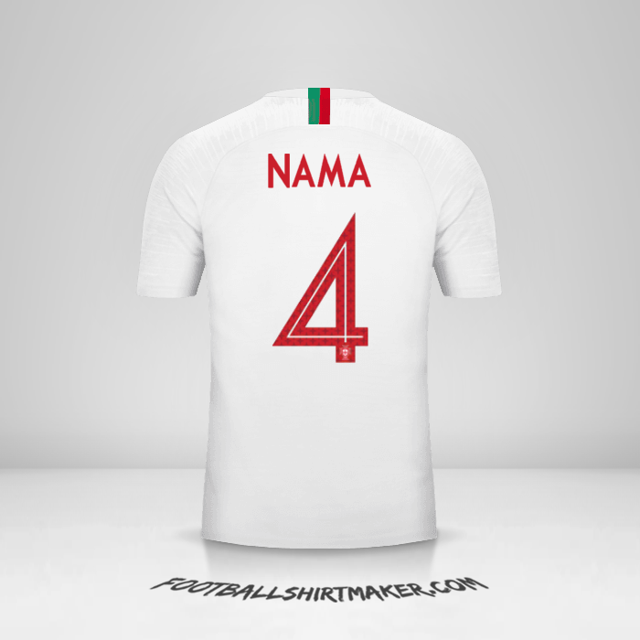 Jersey Portugal 2018 Alternatif -  nama - 4