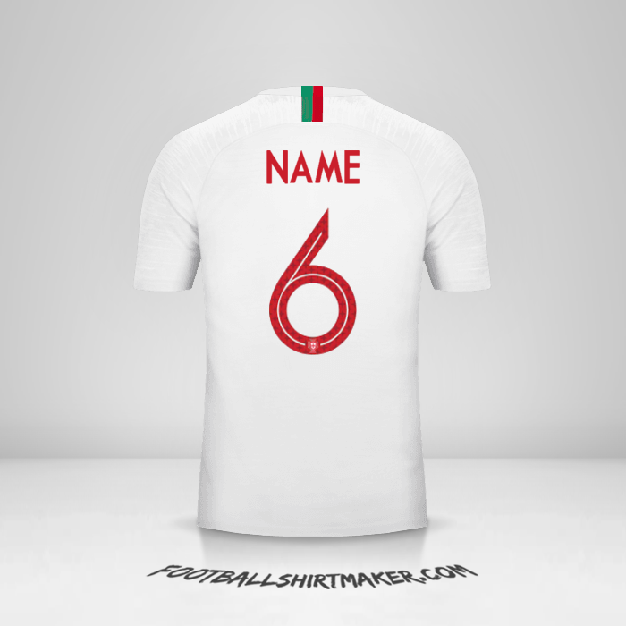 Jersey Portugal 2018 Away -  name - 6