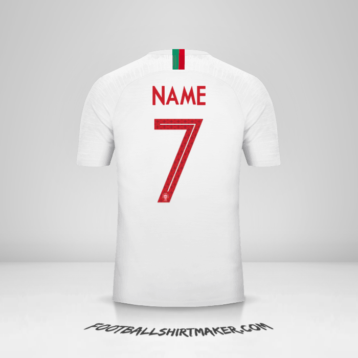 Jersey Portugal 2018 Away -  name - 7