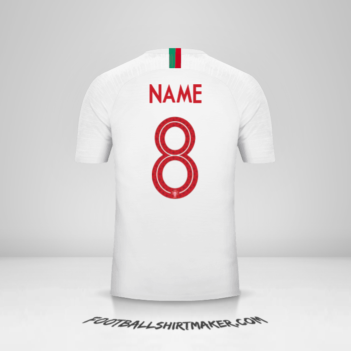 Jersey Portugal 2018 Away -  name - 8