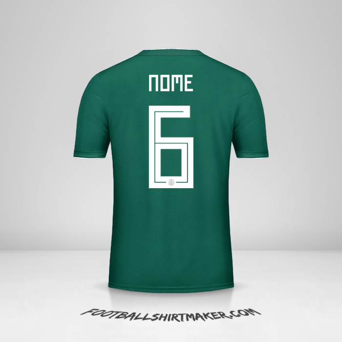 Camisa México 2018 -  nome - 6