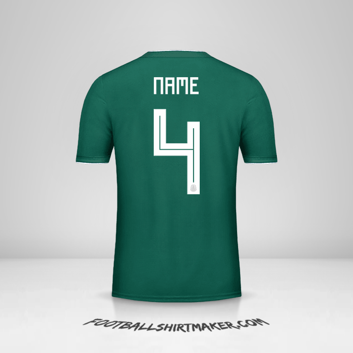 Shirt Mexico 2018 -  name - 4