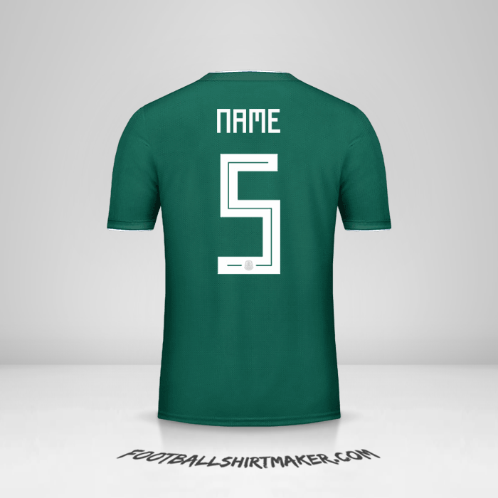 Shirt Mexico 2018 -  name - 5