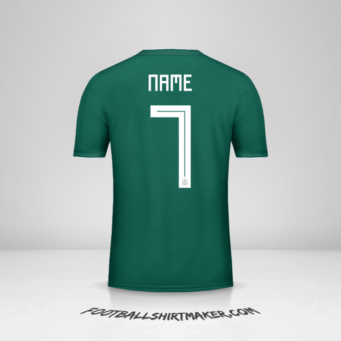 Shirt Mexico 2018 -  name - 7