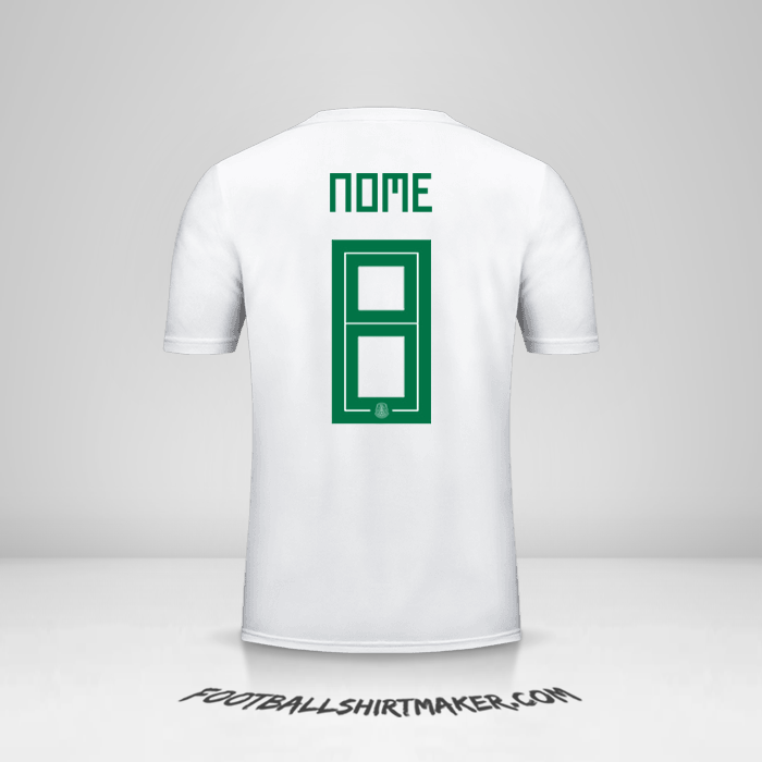 Maglia Messico 2018 Seconda -  nome - 8