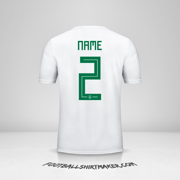 Trikot Mexiko 2018 Auswärts -  name - 2