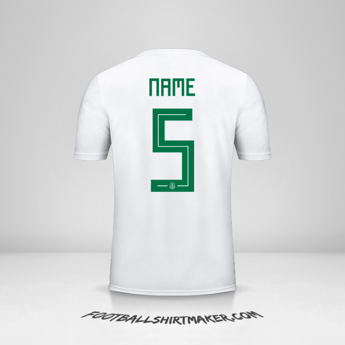 Trikot Mexiko 2018 Auswärts -  name - 5