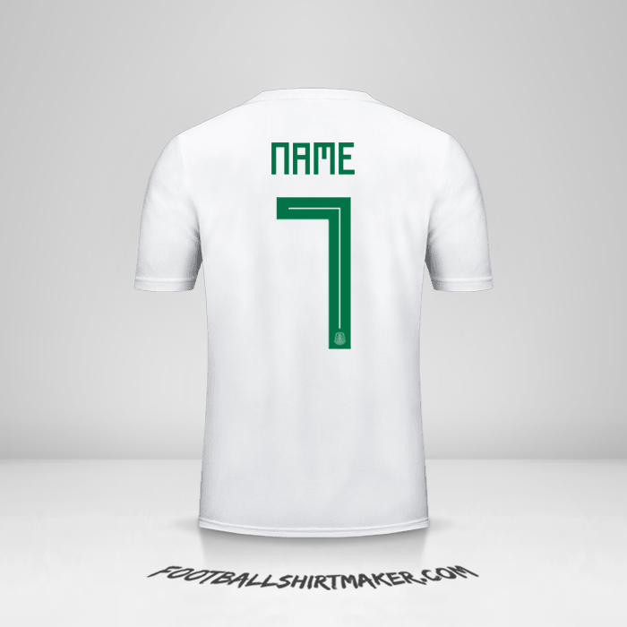 Shirt Mexico 2018 Away -  name - 7
