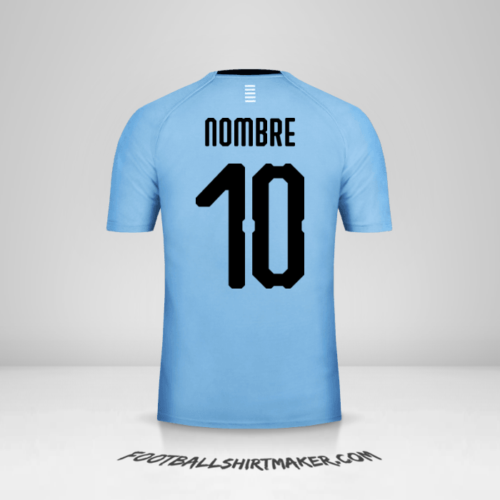 Jersey Uruguay 2018 -  nombre - 10