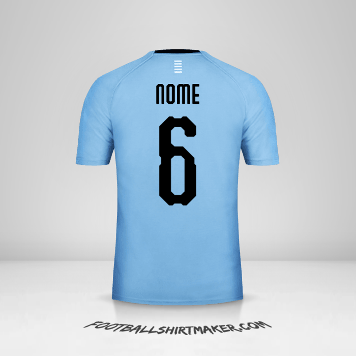 Maglia Uruguay 2018 -  nome - 6