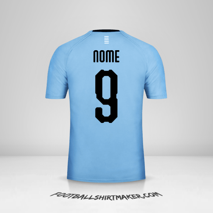 Maglia Uruguay 2018 -  nome - 9