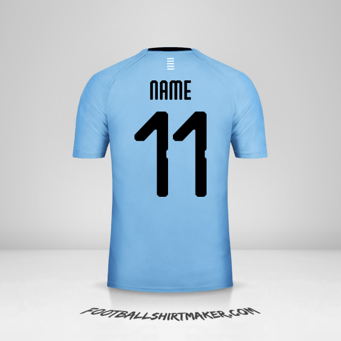 Shirt Uruguay 2018 -  name - 11