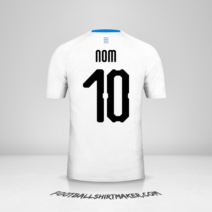 Maillot Uruguay 2018 Extérieur -  nom - 10