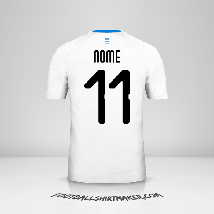 Maglia Uruguay 2018 Seconda -  nome - 11