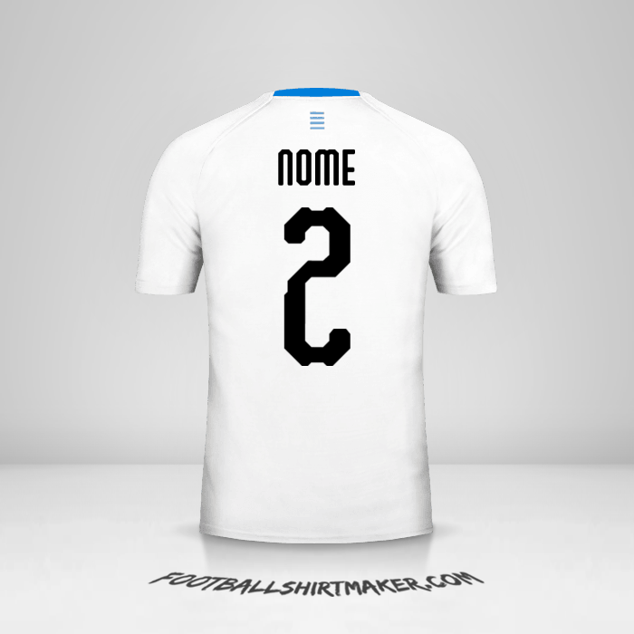 Maglia Uruguay 2018 Seconda -  nome - 2