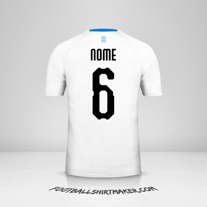Maglia Uruguay 2018 Seconda -  nome - 6
