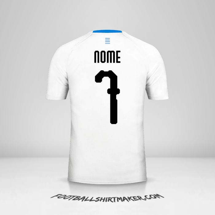 Maglia Uruguay 2018 Seconda -  nome - 7