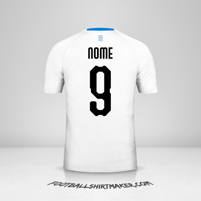 Maglia Uruguay 2018 Seconda -  nome - 9