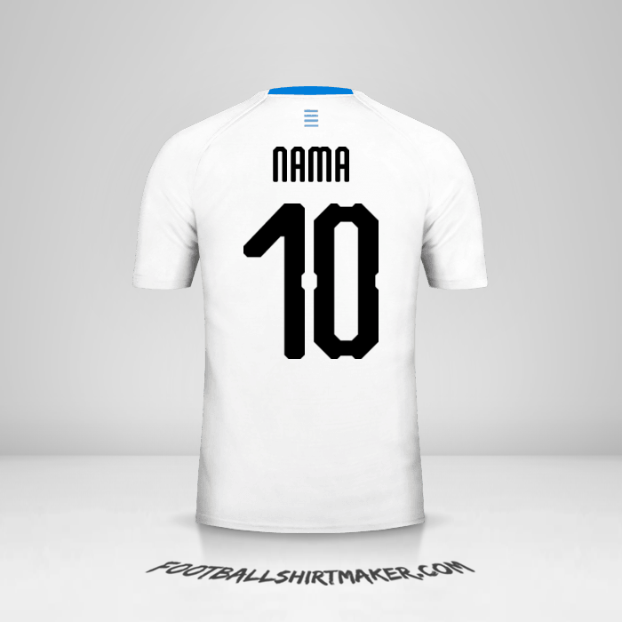 Jersey Uruguay 2018 Alternatif -  nama - 10