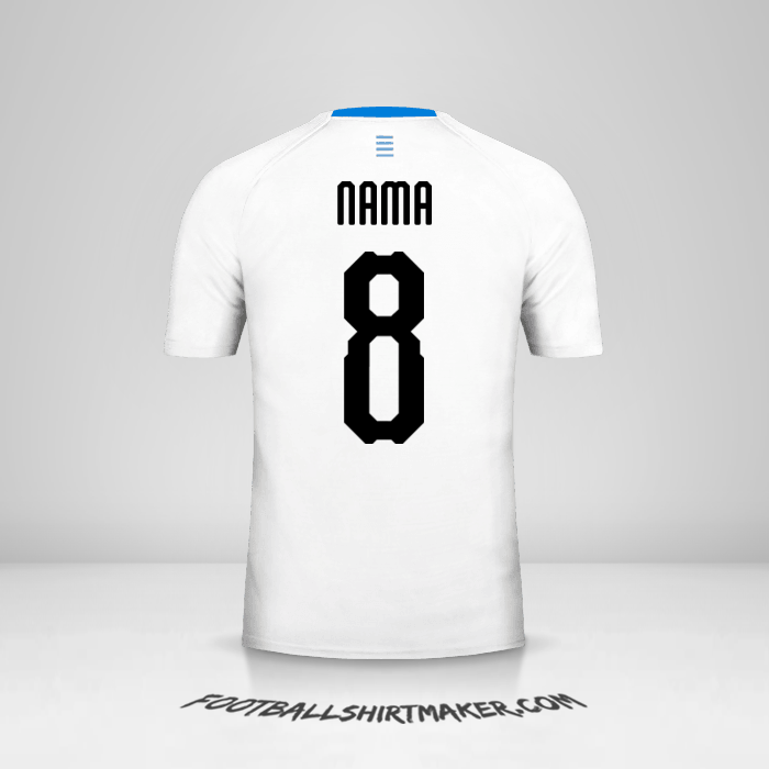 Jersey Uruguay 2018 Alternatif -  nama - 8